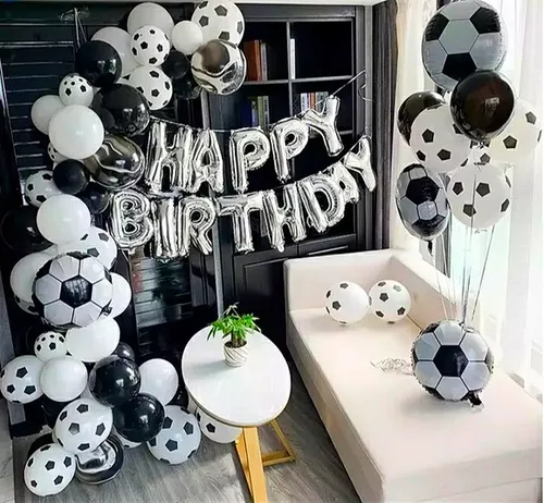 maquinilla de afeitar cuota de matrícula Mismo Kit Globos Futbol Decoración Fiesta Cumpleaños Balon Mundial