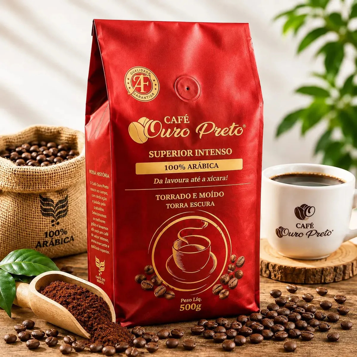 Café Ouro Preto 100% Arábica Moído,superior Intenso ,500gr