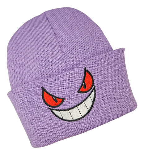 Gorro Pokemon Morado Bordado Premium Beanie