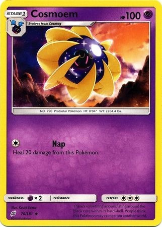 Cartas Pokemon Cosmoem 70/181 Team Up Teu (Usado)