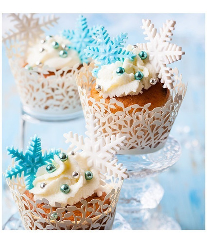 Imagen 5 de 8 de Cortante X3 Expulsor Copo Nieve Frozen Cookie Fondant Belgrano