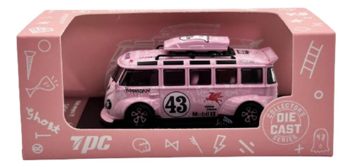 Miniatura Kombi T1 Van Rosa Wagon Ken Block #43 Hoonigan Tpc