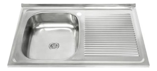 Lavaplatos 100x50 Para Sobreponer En Mueble Derecho