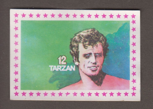 1982 Tarzan De La Selva Tarjeta Unica Album Uruguay Canal 12