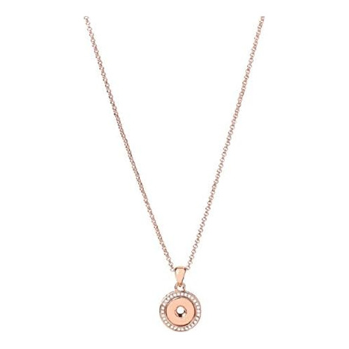 Collar De Oro Petite Rose (simulado) Gp9517 Joya Interc...