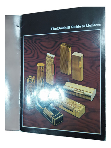 Antiguo Catálogo De Encendedores De Dunhill Londres Inglés (Usado)