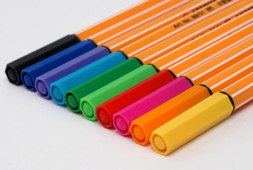 Imagem 6 de 6 de Caneta Cis Brush Pen, Stabilo Point, Boss Neon, Lettering