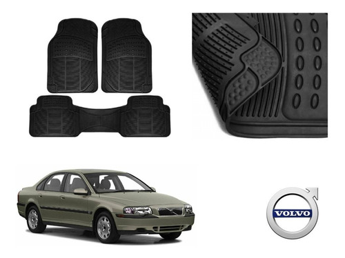 Tapetes Uso Rudo Volvo S80 2001 Rubber Black Original