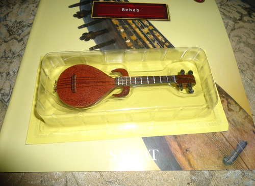 Coleção Salvat Instrumentos Musicais Miniatura Rebab N°45
