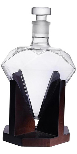 Botella De Vino De Vidrio En Forma De Corazón De 750 Ml