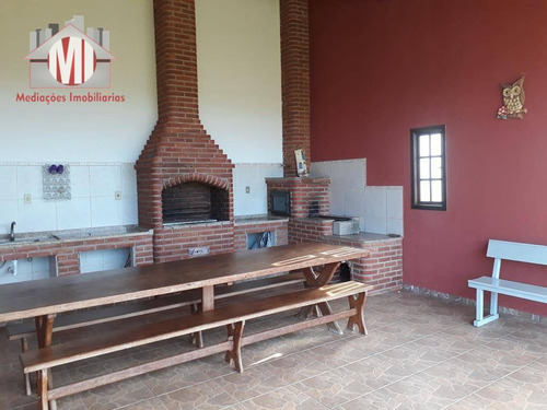 Linda Chácara Com Escritura, 02 Dormitórios, Espaço Gourmet E Linda Vista À Venda, 1000 M² Por R$ 300.000 - Tuiuti/sp - Ch0072