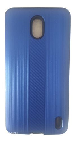 Imagen 2 de 2 de Protector Funda Cepillado Mas Vidrio Templado Para Nokia 2