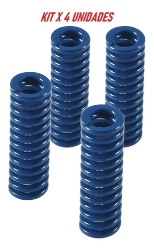 Resortes Nivelacion Cama Caliente Ender Cr10 4x8x20mm Azul