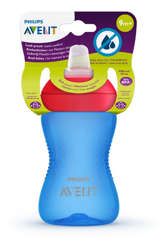 Imagen 4 de 7 de Vaso Con Boquilla Philips Avent Scf802/01 300ml 9m+