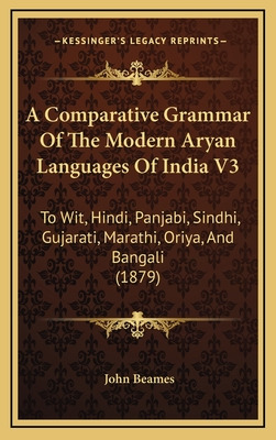 Libro A Comparative Grammar Of The Modern Aryan Languages...