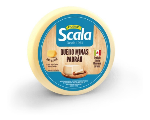 Queijo Minas Padrão Peça 1kg Scala