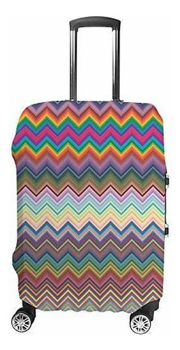 Maleta - Suit  Cover Luggage Cover Colorful Waves Patter