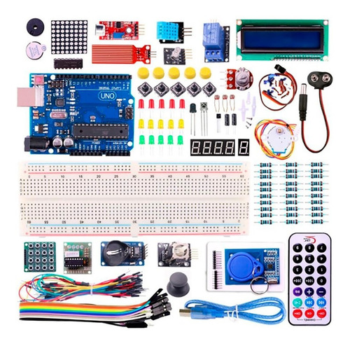 Imagen 3 de 8 de Starter Rfid Uno R3 Upgrade Kit Robotica Principiantes Nuevo