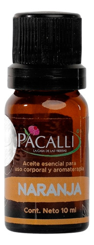 Aceite Esencial De Naranja 100% Puro Y Natural 10ml Pacalli
