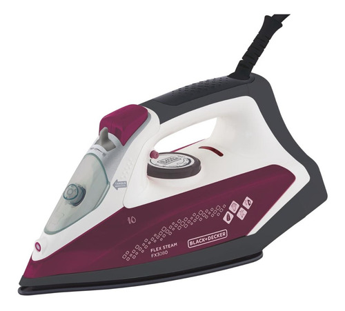 Ferro Vapor Ceramic Gliss Roxo Tanque Removível 110v Fx3080