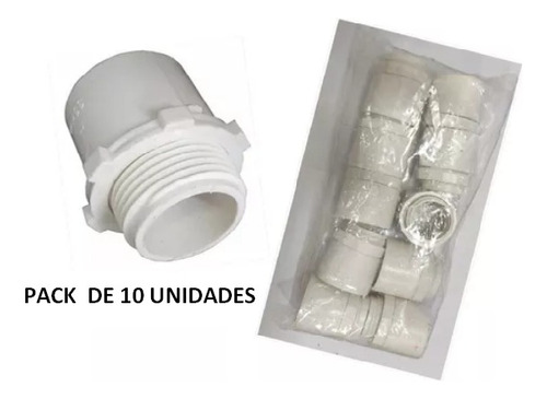 Adaptador  Terminal Pvc Conduit 3/4 Tubrica 10pz