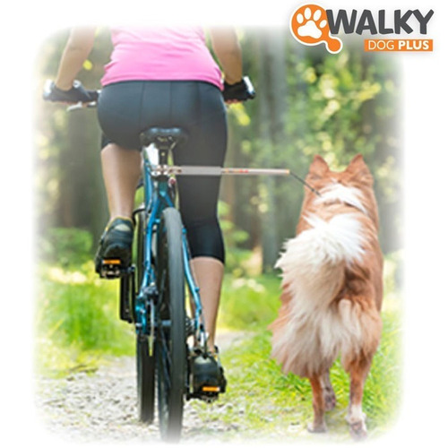 Walky Dog Plus Bike Leash Pasear Con Tu Perro Con En Tu Bici