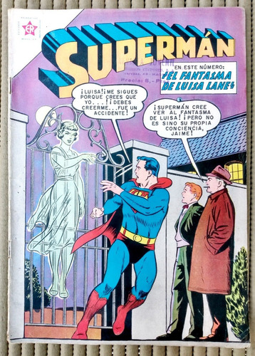 Superman N° 240 Ediciones Recreativas Novaro 1960 Atlantis 