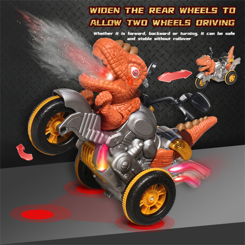 Control Remoto Q: Dinosaurio, Motocicleta, Acrobacias, Contr