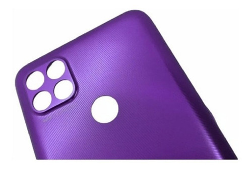 Tapa Trasera Carcasa Compatible Para Moto G9 Power Violeta