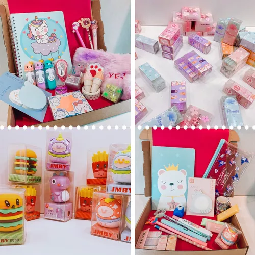 iMimo Shop - Kit Papelaria Fofa Kawaii 15 Pçs - Desconto no Preço