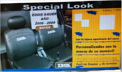 Zega Forros De Asientos Para Ford Explorer Del 2001/2008