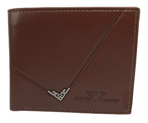 Imagen 2 de 7 de Cartera Caballero Daiqisi Original Lujo Tarjetero Piel