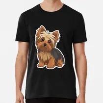 Comprar Remera Etiqueta Engomada De Yorkshire Terrier (yorkie) En Es