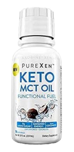 Xenadrine Mct Oil 100% Aceite De Coco Keto Vegano Pack De 3 Sabor Sin Sabor