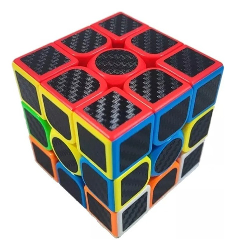 Speedcube Profesional Cubo Rubik Fibra De Carbono 3x3 