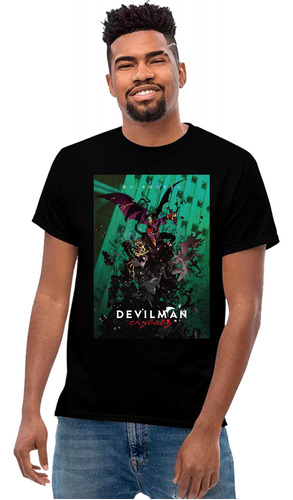 Playera Devilman Diseño 09 Anime Playeras Beloma