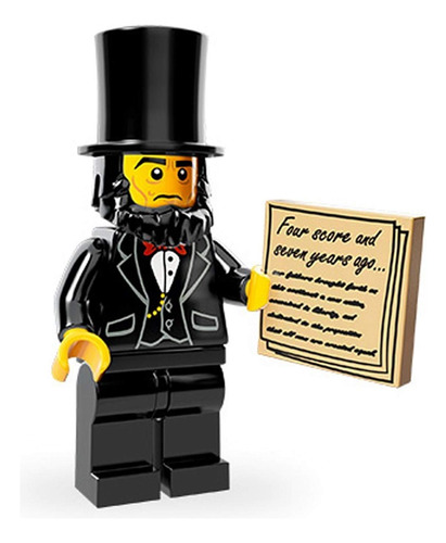 Colección De Minifiguras Lego Movie Series Abraham Lincoln