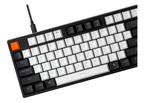 Teclado Keychron C1 Solo Cable Hot Swapp Red Switch Sin Luz 