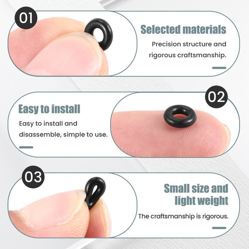 Nuevo 30 Piezas De Anillos De Goma De 2,5 Mm X 6,5 Mm X 2