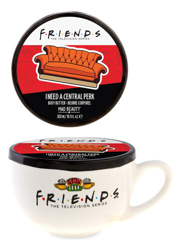 Friends Tv Show Body Butter Central Perk, Taza De Mantequil.