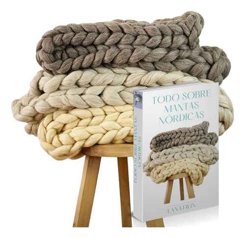 Lana Vellon Merino Xxl Natural 27-28 Micras M.nordica X 1 Kg