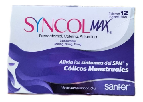 AnaLGésico Syncol Max Con 12 Comprimidos