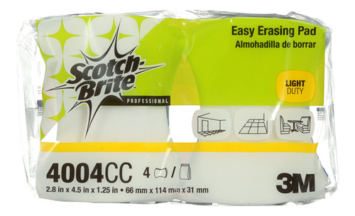 Bloc De Borrado 3m Scotch-brite Easy 4004 Cc 7,1 X 11,4 X 3