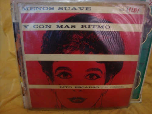 Vinilo Lito Scarso Menos Suave Y Con Mas Ritmo O1