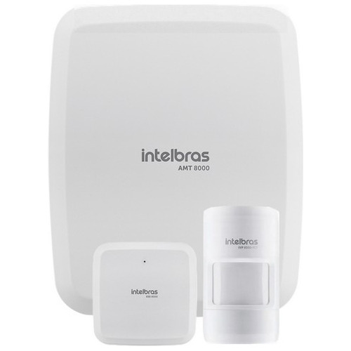 Alarme Intelbras Amt 8000 Wifi 1 Sensor Pet 1 Sirene Sem Fio