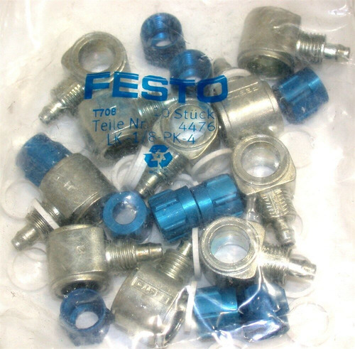 Lot Of 10 New Festo Lk-1/8-pk-4 Ring Pieces 4476 Eep