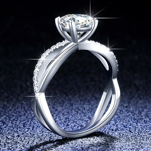 Anillos Plata 925 Ajustable Anillos De Compromiso Para Mujer