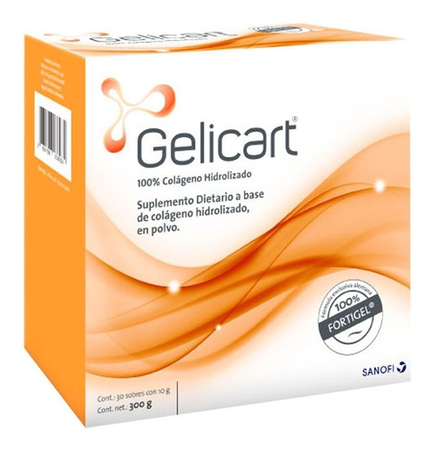 Gelicart Fortigel Colágeno Hidrolizado 10 G X 30 Sobres