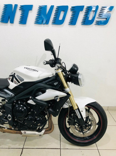 Street Triple 675 2017 Branca Impecável Manual Chave Reserva