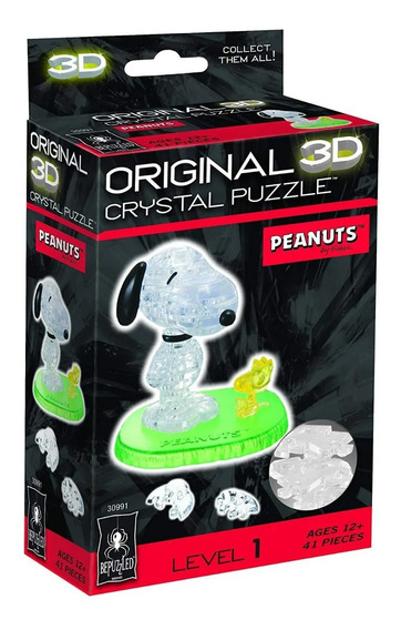 Zen 3D Rompecabezas Cristal Perro Pequeño y tazón de fuente de lujo Cristal Rompecabezas 